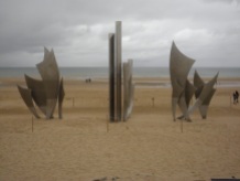 Omaha Beach sculpture